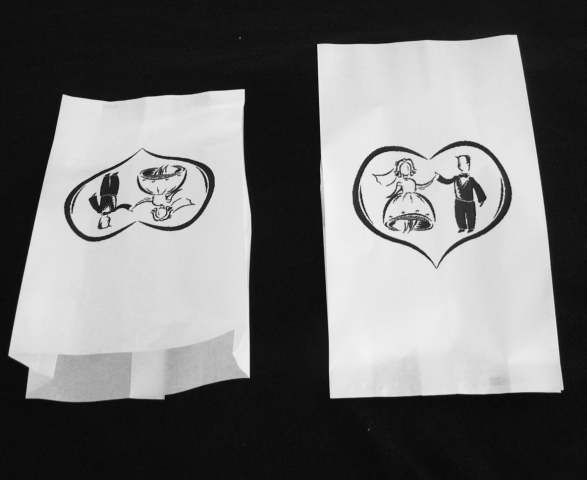 Wedding - Engagement Ball  Bride & Groom Dancing x 10 Pack